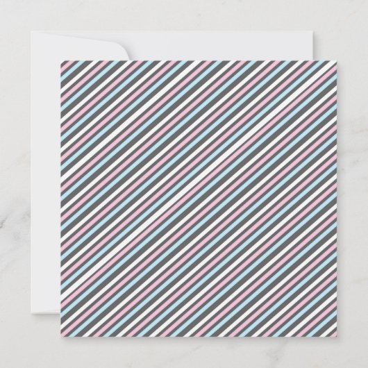 Baby Jongen Meisje Geslacht Onthullen Douche Uitno Kaart (Achterkant)