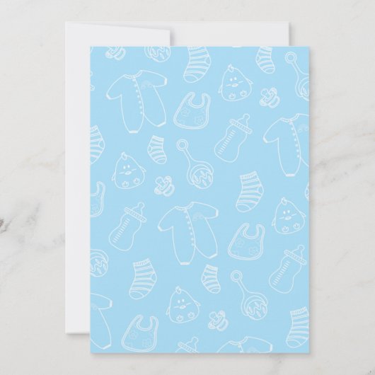 Baby jongen op mama's arm Het is tweelingse Baby s Kaart (Achterkant)