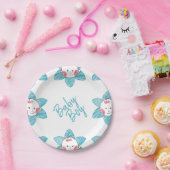 Baby Jongen  Papieren Bordje (Feest)