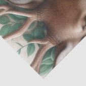 Baby Jongen Slapen Met Bos Dieren Weefsel Papier (Detail)