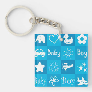 Baby jongen sleutelhanger