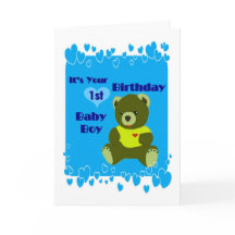 Baby jongens 1e verjaardag