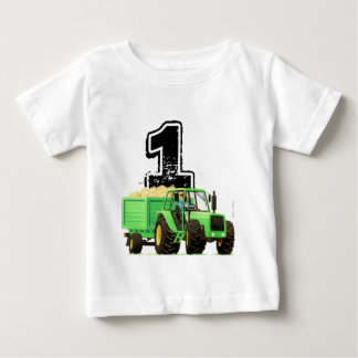 Baby Jongens Custom Green Tractor 1e verjaardag