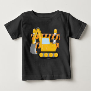 Baby jongens schattige T-shirt voor de bouw