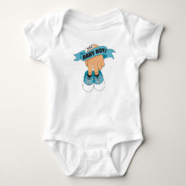 Baby Jongens Schoen Banner – Een Mooie en Klassiek Romper