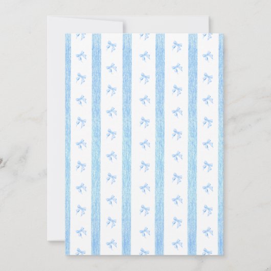  Baby Jongensdouche met Boog Kaart (Achterkant)