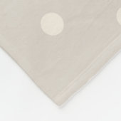 Baby jongensnaam Teddy Bear Beige Tan Brown kinder Fleece Deken (Hoek)