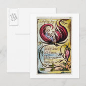 "Baby Joy", bord 23 uit "Sangen of Innocence and Briefkaart (Voorkant / Achterkant)