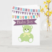 Baby Joy Kaart (Gele Bloem)