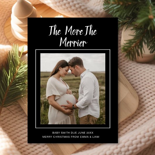 Baby Joy op komst | Kerst Foto Aankondiging