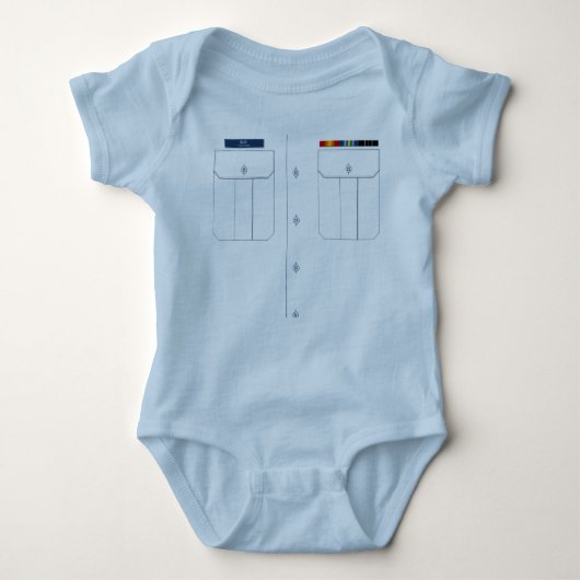 Baby Jumper Shirt van de kuststrop (Voorkant)
