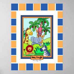 Baby Jungle 28 Aangepast 2 Poster