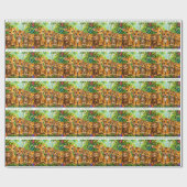 Baby Jungle Dieren Cadeaupapier (Vlak)