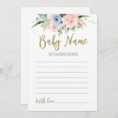 Baby Kaart (Voorkant / Achterkant)