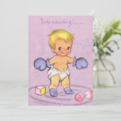  Baby Kaart (Staand voorkant)