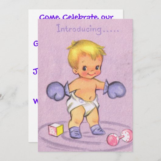  Baby Kaart (Voorkant / Achterkant)