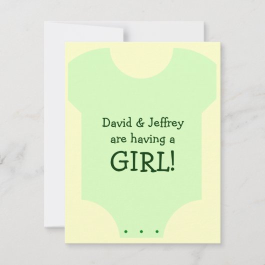 Baby Kaart (Voorkant)