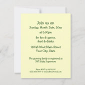 Baby Kaart (Achterkant)