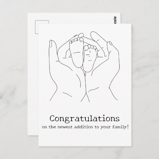 Baby Kaart (Voorkant / Achterkant)