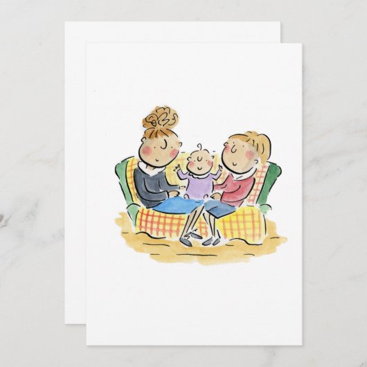 Baby Kaart (Voorkant / Achterkant)