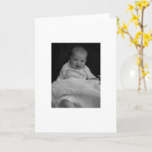 baby kaart (Gele Bloem)