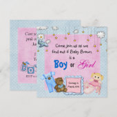 Baby Kaart (Voorkant / Achterkant)