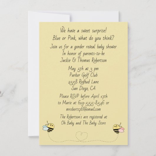 Baby Kaart (Achterkant)