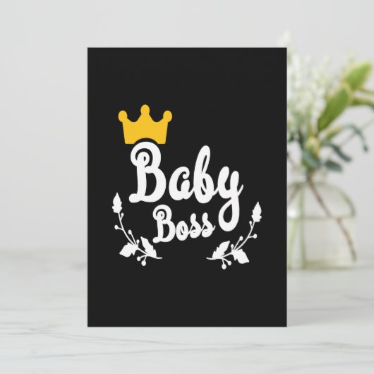 baby kaart (Staand voorkant)