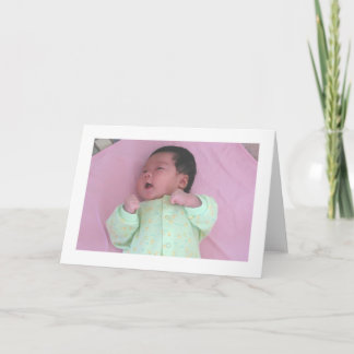 baby kaart