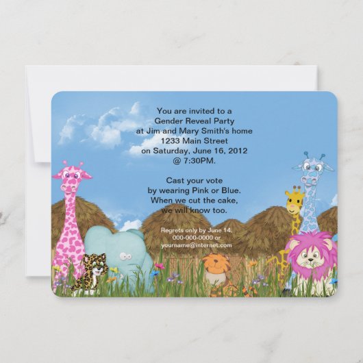 Baby Kaart (Achterkant)