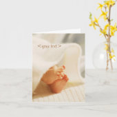  baby-kaart kaart (Gele Bloem)