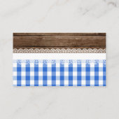 Baby Kaart met luierbekrachtiging - blauw (Achterkant)