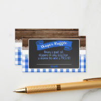 Baby Kaart met luierbekrachtiging - blauw