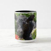 Baby kalf in de bloemen mok (Midden)