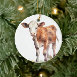 Baby Kalf Ornament