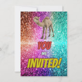 Baby Kameel Woestijn Avontuur thema Kaart (Achterkant)