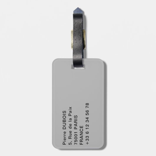 Baby kangaroo in de buidel van moeder - Australië Bagagelabel (Achterkant verticaal)