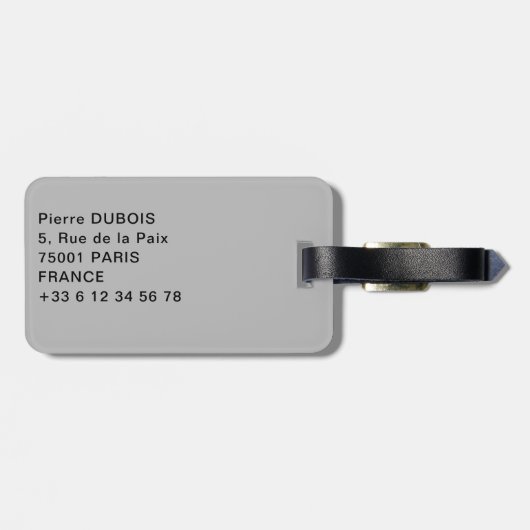 Baby kangaroo in de buidel van moeder - Australië Bagagelabel (Achterkant horizontaal)