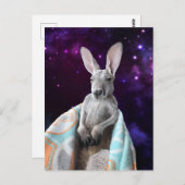 Baby Kangaroo in de ruimte Briefkaart (Voorkant / Achterkant)