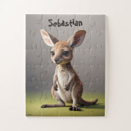Baby Kangoeroe jongen met naam Legpuzzel