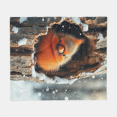 Baby kardinaal fleece deken (Voorkant (Horizontaal))