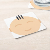 baby kartonnen onderzetters (Schuin)