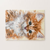 Baby Kat Puzzel Klein Huisdier (Horizontaal)