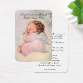 Baby katholieke begrafenis Memorial Heilige Visitekaartje (Bureau)