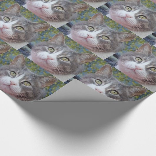 Baby kattenpapier cadeaupapier (Hoek)