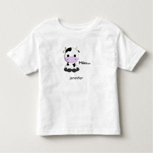 Baby kawaii cartoon peuter naam shirt