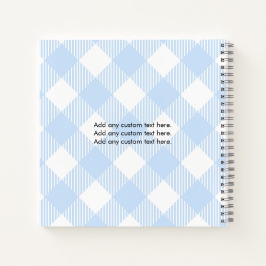 Baby Keepomwille Blue Photo Memory Journal 1 jaar Notitieboek (Achterkant)