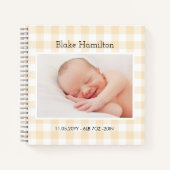 Baby Keepomwille Custom Photo Memory Journal 1 jaa Notitieboek (Voorkant)