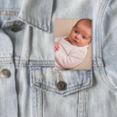 Baby Keepsake Foto personaliseren Button (Insitu)