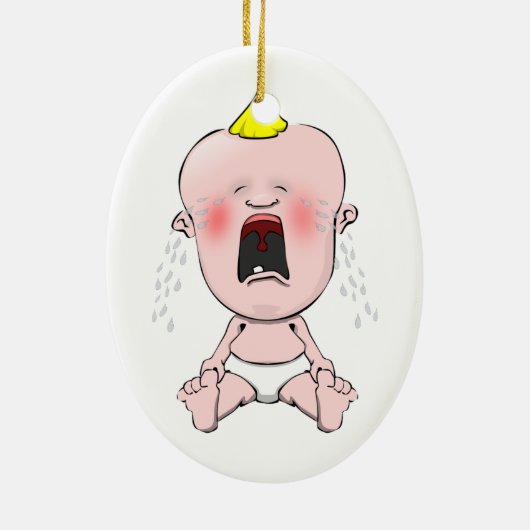 Baby Keramisch Ornament (Achterkant)